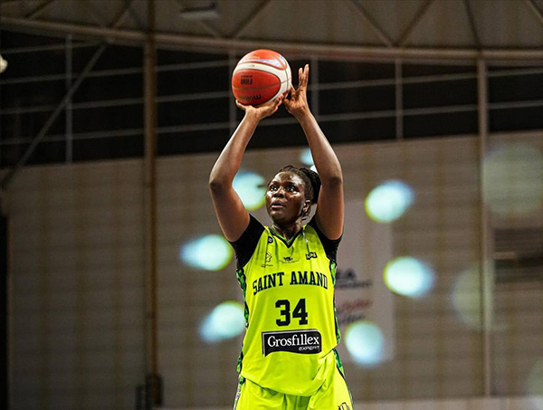 Basket – Joueuse de décembre à Saint-Amand Hainaut : Bigué Sarr parmi les nominées pour le titre de Mvp