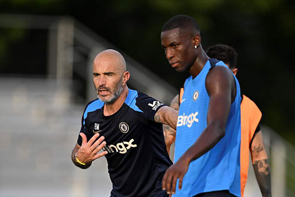 Enzo Maresca, entraîneur de Chelsea : «Nicolas Jackson est notre attaquant…»