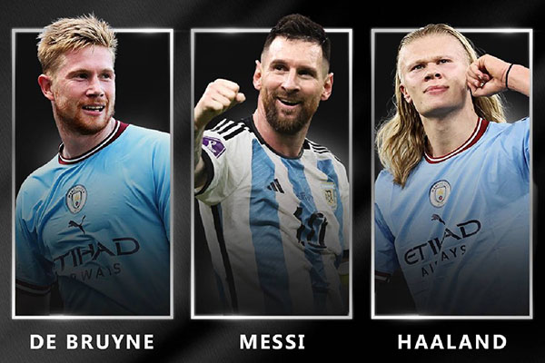 Uefa – Joueur de l’année : Un trio Messi-De Bruyne et Haaland