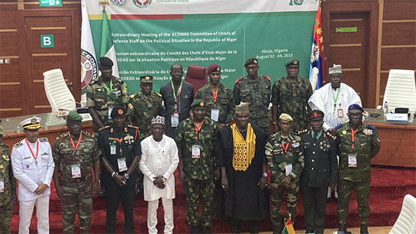 Non à une intervention militaire de la Cedeao au Niger
