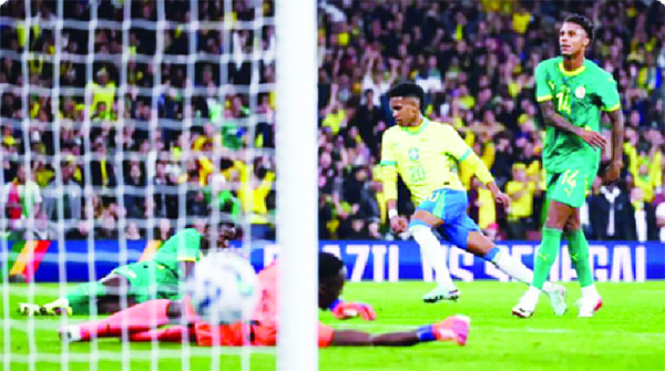 Battus par le Brésil (0-2) : Les Lions tombent de haut à Londres