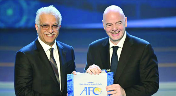 FIFA – Asian Football Confederation: President throws his support behind Infantino