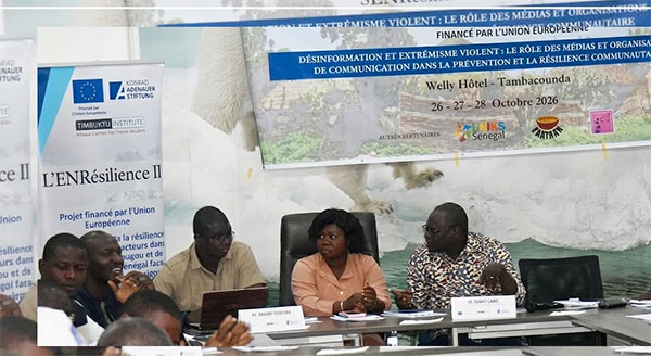 Tambacounda – Lutte contre la désinformation et l’extrémisme violent : Le Timbuktu Institute et le Réseau Média/Pciev unissent leurs forces