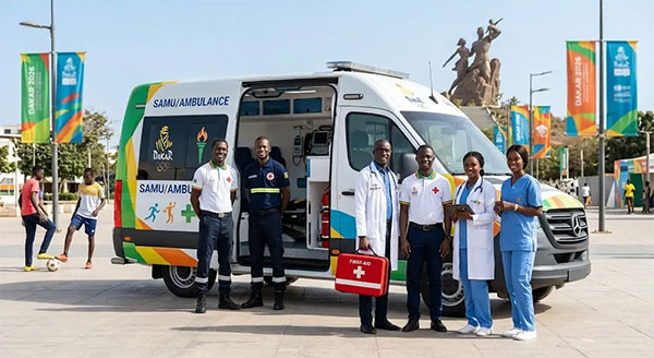 Joj 2026 – L’Oms offre deux ambulances médicalisées pour blinder le dispositif sanitaire