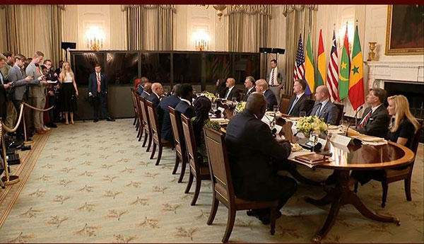 Trump reçoit cinq présidents ouest-africains : une première journée entre mise en scène, promesses minières et discours décousus
