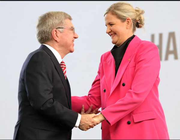 La présidente du Cio commence son mandat de 8 ans : Kirsty Coventry : journée olympique, journée d’installation