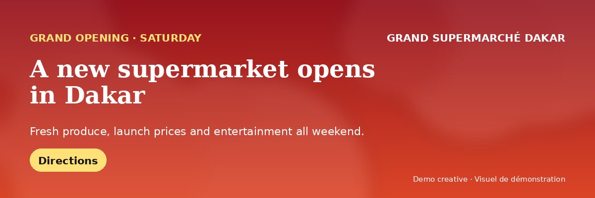 A new supermarket opens in Dakar — Grand Supermarché Dakar