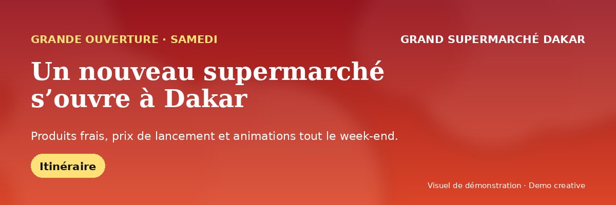 Un nouveau supermarché s’ouvre à Dakar — Grand Supermarché Dakar