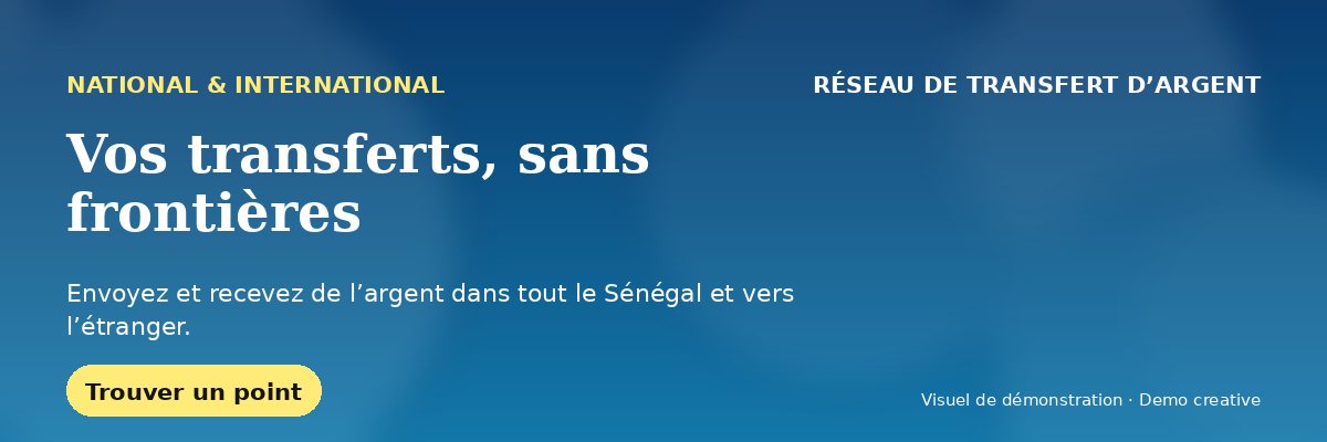 Vos transferts, sans frontières — Réseau de transfert d’argent